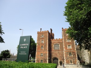 The main gate of Lambeth Palace