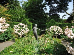 Part of the gardens at Lambeth Palace