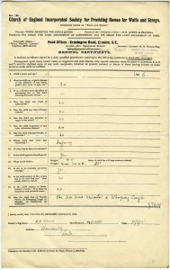 Detailed medical form from case file 19917, dated 1915