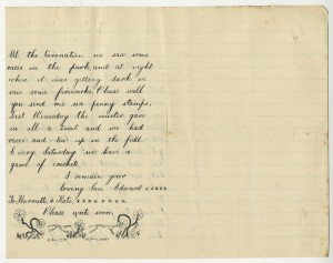 Letter from Edward to his mother, 1911 (case number 12589)