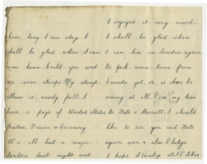 Letter from Edward to his mother, 1911 (case number 12589)