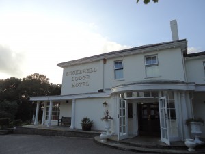 The conference venue, Buckerell Lodge Hotel in Exeter