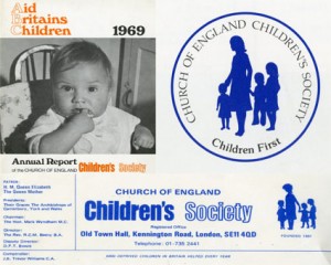 The Children's Society's branding from 1969 to 1981