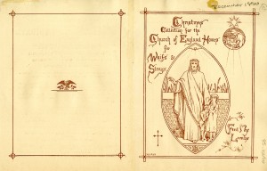 Christmas fundraising flyer, 1890