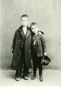 Two brothers in The Society's care, c1890