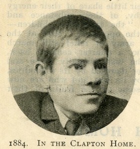 A photograph of John as a boy that appeared in the Our Waifs and Strays in magazine in 1901