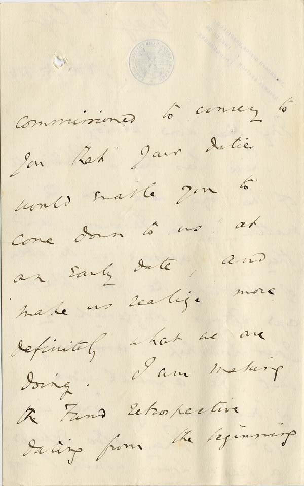 Large size image of Case 2 7. Letter from Helen May  15 November 1884
 page 2