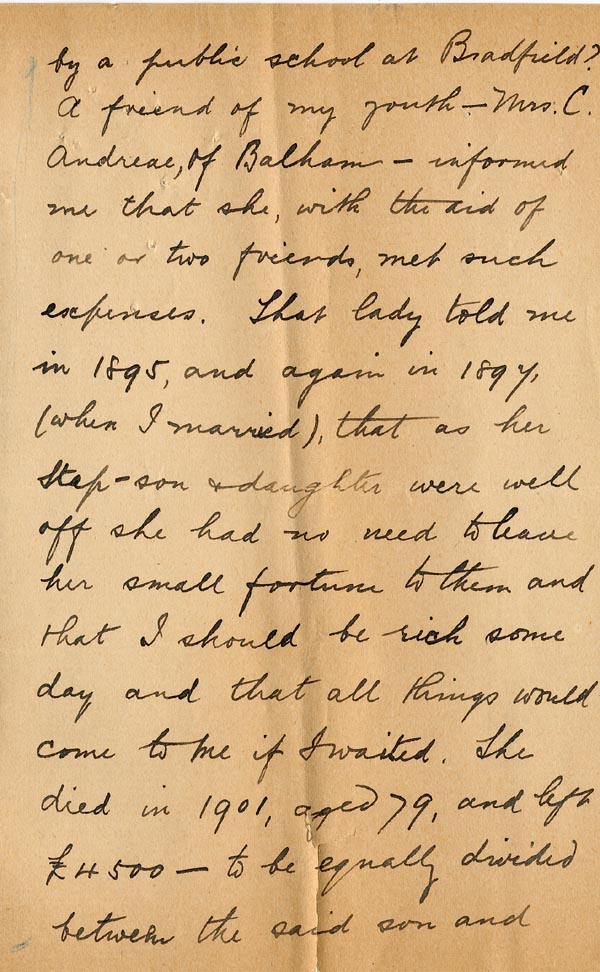 Large size image of Case 2 16. Letter from J.  5 February 1907
 page 3