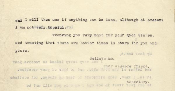 Large size image of Case 2 30. Letter to J.  1 January 1930
 page 2
