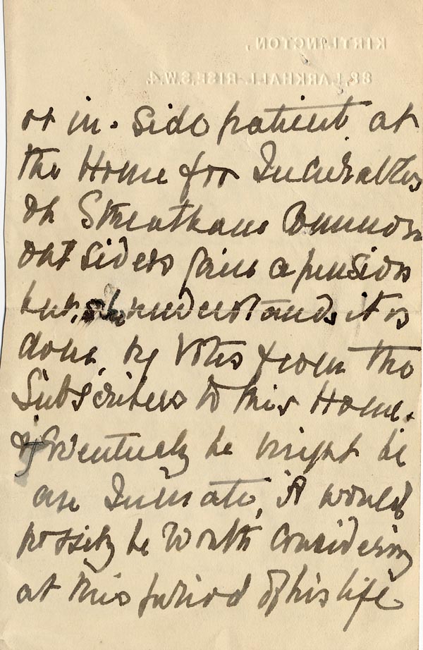 Large size image of Case 2 33. Letter to Miss S.  c. 6 January 1930
 page 2