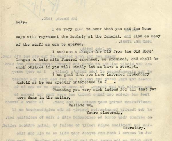 Large size image of Case 2 54. Letter to Mr Frost  6 March 1930
 page 2
