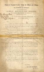 Image of Case 2 1. Application to Waifs and Strays' Society  February 1882
 page 1