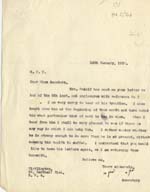 Image of Case 2 36. Letter to Miss S.  13 January 1930
 page 1