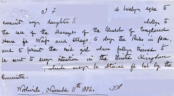 Large size image of Case 86 2. Statement by C's father 11 November 1882
 page 1