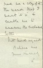 Image of Case 86 7. Letter from Miss L 19 December 1898
 page 3