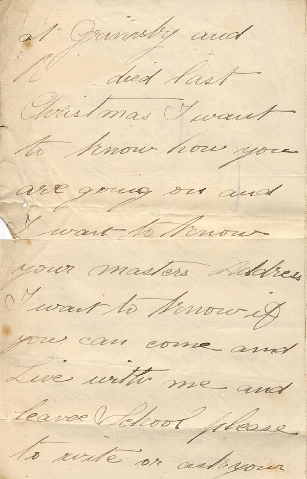 Large size image of Case 176 2. Letter from J's brother 13 May 1886
 page 2