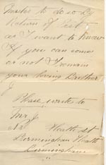 Image of Case 176 2. Letter from J's brother 13 May 1886
 page 3