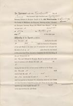 Image of Case 186 3. Agreement for H. to be in the Society's care 13 June 1884
 page 1
