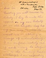 Image of Case 201 4. Letter from E. 11 October 1904
 page 2