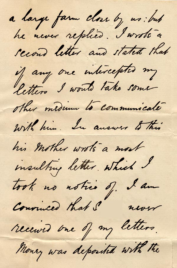 Large size image of Case 326 9. Letter to Revd Izat from Revd R. 11 March 1893
 page 2