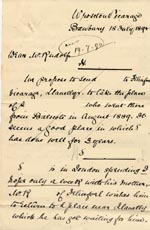 Image of Case 326 8. Letter to Revd Edward Rudolf from Revd Izat 18 July 1892
 page 1