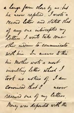 Image of Case 326 9. Letter to Revd Izat from Revd R. 11 March 1893
 page 2