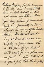 Image of Case 326 9. Letter to Revd Izat from Revd R. 11 March 1893
 page 3