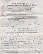 Image of Case 476 4. Letter from Alice Furneaux about the proposed removal of the girls to London  7 November 1893
 page 1