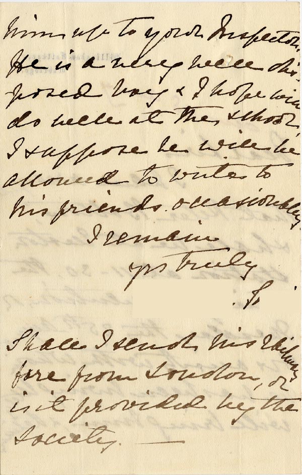Large size image of Case 512 2. Letter from Miss S. c. 17 August 1885
 page 2