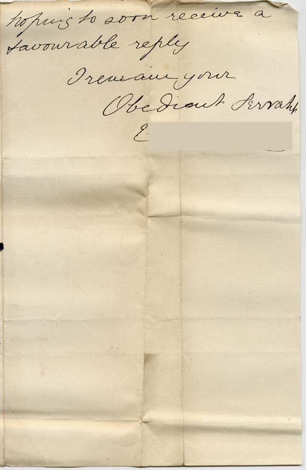 Large size image of Case 517 26. Letter from E.  8 November 1889
 page 2