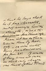 Image of Case 517 5. Letter from John Bullock, the Headmaster of St Oswald's College  20 November 1886
 page 2