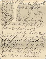 Image of Case 517 13. Letter from Miss M.S. Bruce  2 November 1888
 page 1
