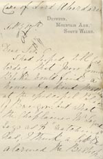 Image of Case 517 16. Letter from Miss M.S. Bruce  15 February 1889
 page 1