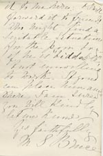 Image of Case 517 16. Letter from Miss M.S. Bruce  15 February 1889
 page 3