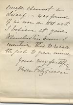 Image of Case 795 4. Letter from Rose Fitzgerald concerning A's placement in domestic service  3 December 1888
 page 4