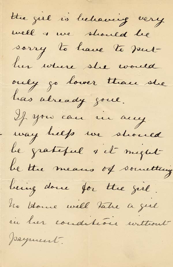 Large size image of Case 941 14. Letter from the Female Mission requesting help for A.  16 June 1894
 page 3