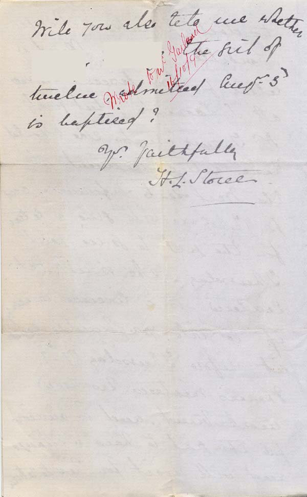 Large size image of Case 941 23. Letter from Hemel Hempstead about M's health  14 October 1895
 page 3