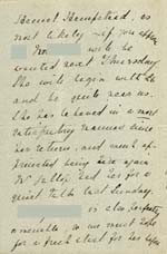 Image of Case 941 17. Letter about M. taking another place as a servant with reference to problems arising while she was at Harrow  17 May 1895
 page 2
