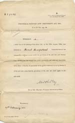 Image of Case 941 26. Order under the Industrial Schools Amendment Act  17 February 1896
 page 1