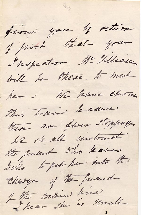 Large size image of Case 1024 6. Letter from Mrs Thompson  14 May 1887
 page 3