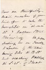 Image of Case 1024 6. Letter from Mrs Thompson  14 May 1887
 page 2