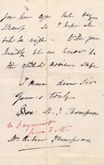 Image of Case 1024 6. Letter from Mrs Thompson  14 May 1887
 page 4