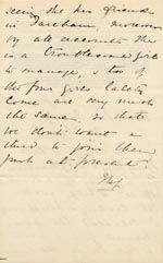 Image of Case 1047 5. Letter from Miss Gittens, Industrial Home, Fareham  23 June 1889
 page 4