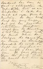 Image of Case 1047 6. Letter from Miss Gittens, Industrial Home, Fareham  14 July 1889
 page 2