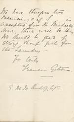 Image of Case 1047 9. Letter from Miss Gittens, Industrial Home, Fareham  1 March 1890
 page 2