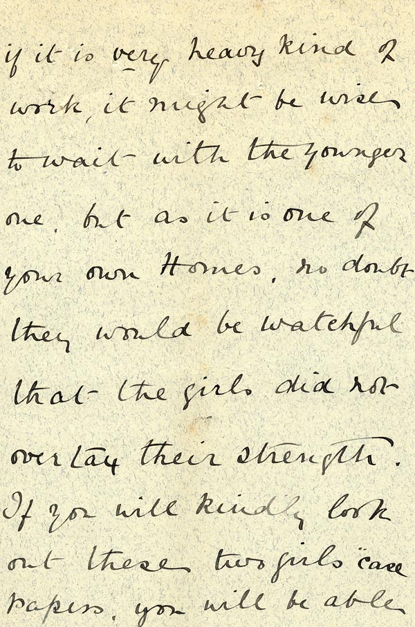 Large size image of Case 1106 2. Excerpt of letter from Hillingdon vicarage c. early 1891
 page 3