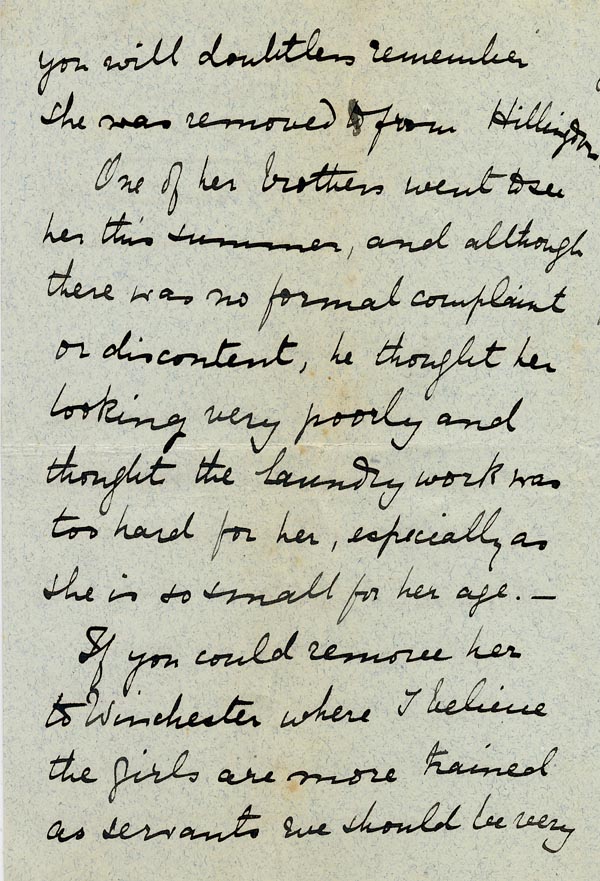 Large size image of Case 1106 10. Letter from the Barnes Ladies Association 27 Sept 1892
 page 2