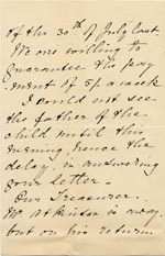 Image of Case 1106 4. Letter from the Barnes Ladies Association 2 August 1887
 page 2