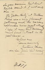 Image of Case 1106 12. Letter from the Barnes Ladies Association 4 June 1893
 page 2