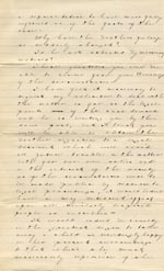 Image of Case 1214 15. Letter from adoptive father 20 August 1888
 page 3